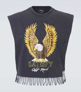 Satisfy Satisfy MothTechâ¢ cropped cotton jersey tank top