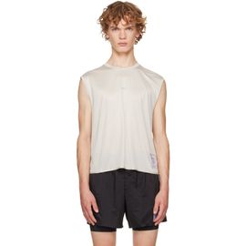 Satisfy Satisfy Off-White HeatCrush Muscle Running Top