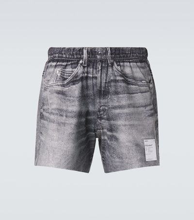 Satisfy Satisfy PeaceShell 5" trompe l'œil shorts