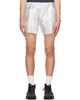 Satisfy Satisfy Silver PeaceShell Unlined Shorts - 1