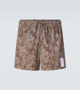 Satisfy Satisfy Space-O 5 printed running shorts