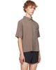 Satisfy Satisfy Taupe PeaceShell River Short Sleeves Shirt - 2