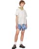 Satisfy Satisfy White & Silver MothTech Running T‑shirt - 4