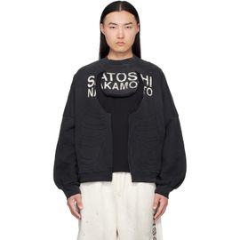 Satoshi Nakamoto Satoshi Nakamoto Black Bone Crewneck Sweatshirt