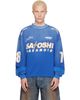 Satoshi Nakamoto Satoshi Nakamoto Blue Mesh Moto Jersey - 1