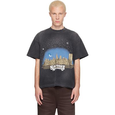 Satoshi Nakamoto Satoshi Nakamoto Gray Tourist T-shirt