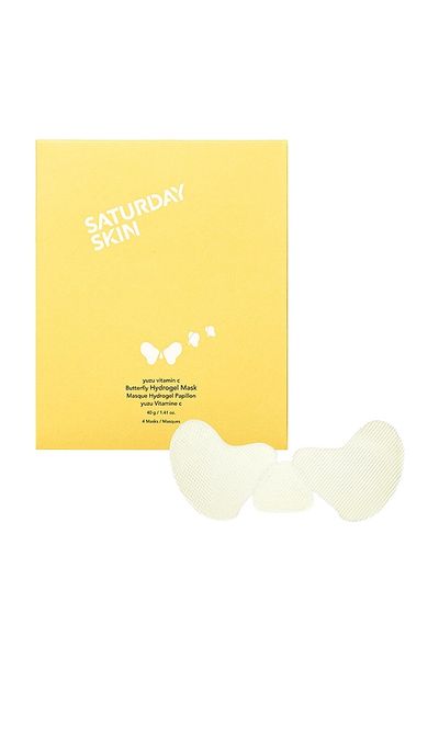 Saturday Skin Saturday Skin Yuzu Vitamin C Butterfly Hydrogel Mask 4 Pack