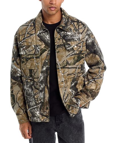 Saturdays Football Saturdays Football Chainstitch Camo Jacket
