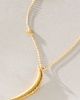 Satya Jewelry Satya Illuminated Path Gold Moon Necklace - 2