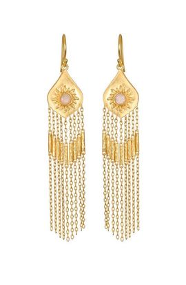 Satya Jewelry Satya Jewelry Daybreak Opal Sun Fringe Earrings