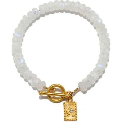 Satya Jewelry Satya Jewelry Divine Knowing Moonstone Bracelet