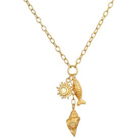Satya Jewelry Satya Jewelry Healing Light Ocean Charm Necklace