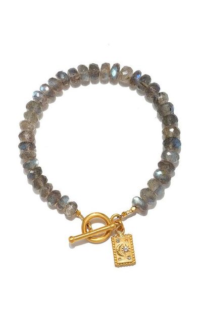 Satya Jewelry Satya Jewelry Labradorite celestial toggle bracelet