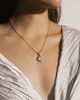 Satya Jewelry Satya Jewelry Path of Awakening Labradorite Lotus Spinner Necklace - 5