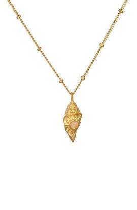 Satya Jewelry Satya Jewelry Resilient Spirit Opal Conch Shell Necklace