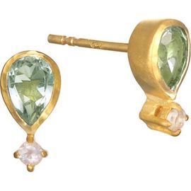 Satya Jewelry Satya Jewelry True Self Green Amethyst Earrings 