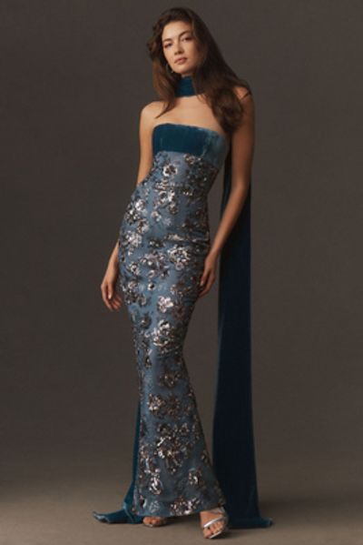 chinese dress ladies Isabella Maxi Dress – SAU LEE main image 0