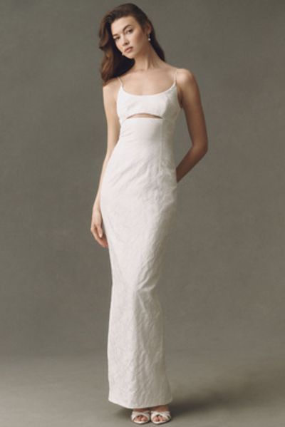 SAU LEE Contance Jaquard Maxi Dress