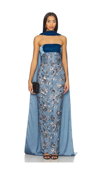hot pink cocktail dress plus size Plus Size Beaded Short Strapless Dress by Poly USA W1190 20W / Royal