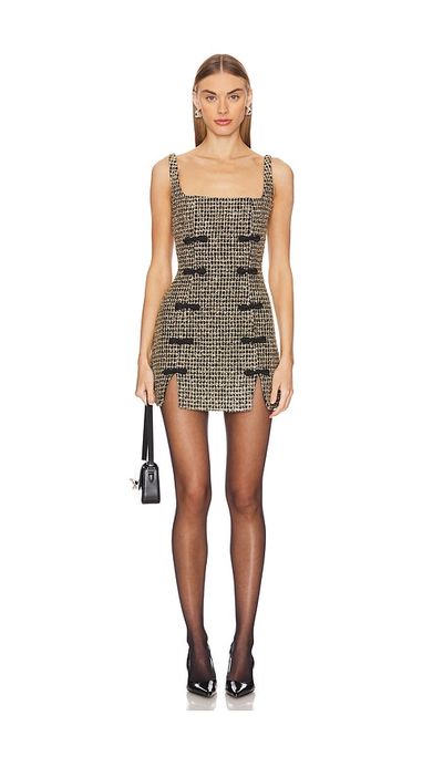SAU LEE SAU LEE Aidan Tweed Dress