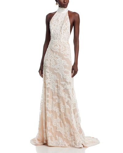 Sau Lee Sau Lee Andrea Lace Gown