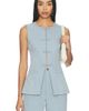 SAU LEE SAU LEE Denver Denim Top - 1