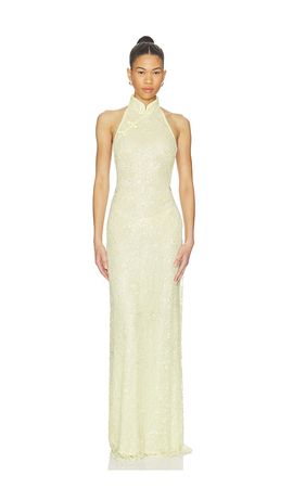 SAU LEE SAU LEE Grace Beaded Dress