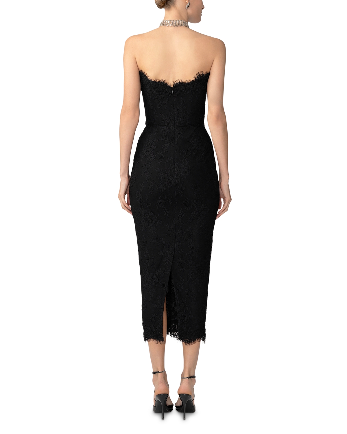 leather maxi dress CARMINA MAXI DRESS