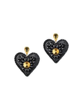 Saulé Women's Artisan Heritage Ava Goldtone, Crystal & Glass Bead Earrings