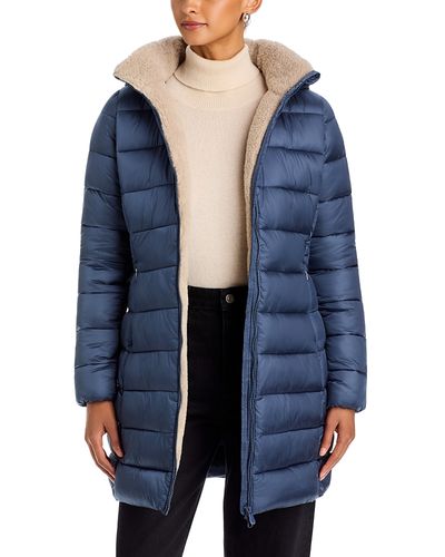 Save The Duck Save The Duck Clelia Faux Fur Trim Hooded Puffer Coat