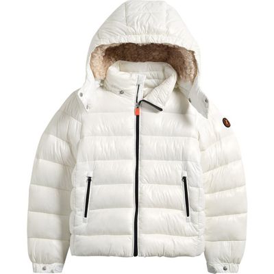 Save The Duck Save The Duck Kids' Sacha Water Resistant Hooded Puffer Jacket