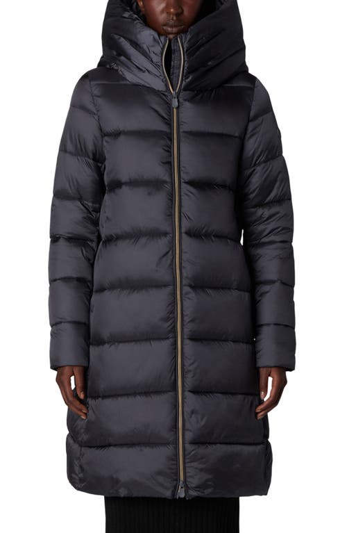 Save The Duck Save The Duck Lysa Quilted Hooded Longline Coat