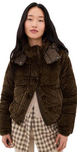 Save The Duck Save The Duck Nadege Corduroy Coat SOIL BROWN