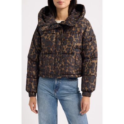 Save The Duck Save The Duck Rhiannon Water Resistant Funnel Neck Puffer Coat