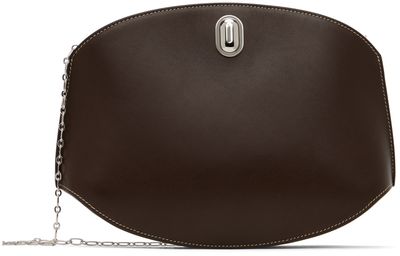 Savette Savette Brown Tondo Chain Crossbody Bag