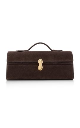 Savette Savette Slim Symmetry Suede Pochette