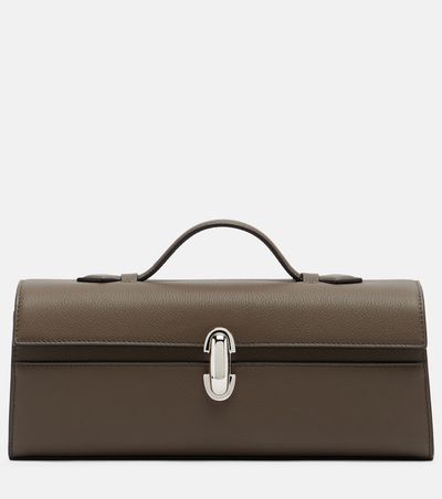 Savette Savette Symmetry Slim Medium leather top-handle bag