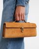 Savette Savette Symmetry Slim Medium suede top-handle bag - 2