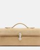 Savette Savette Symmetry Slim suede top-handle bag - 1