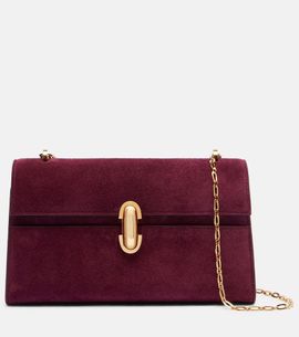 Savette Savette Symmetry suede crossbody bag