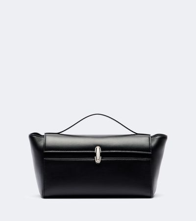 Savette Savette Symmetry Trapeze leather clutch