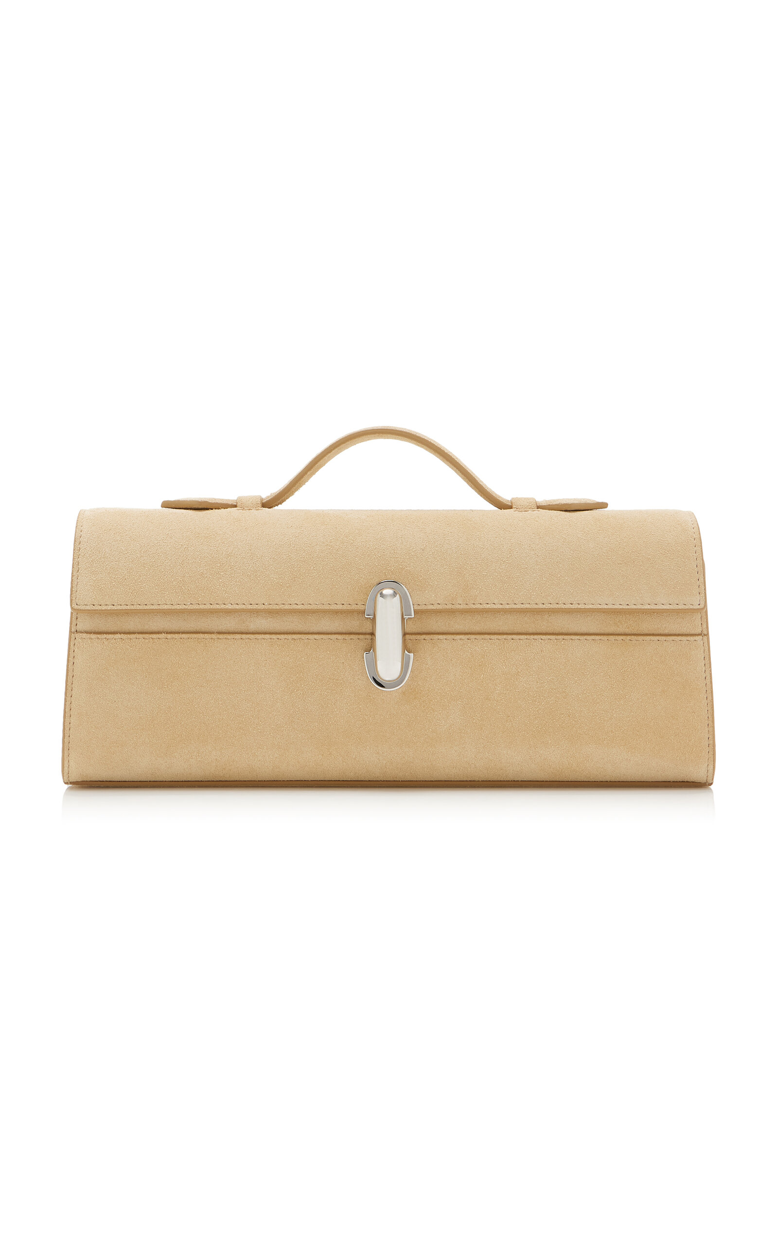 Savette Savette The Slim Symmetry Suede Pochette
