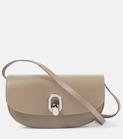 Savette Savette Tondo Crescent leather shoulder bag