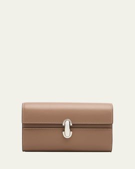 Savette Symmetry Mini Leather Clutch Bag