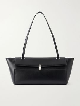 SAVETTE Symmetry Trapeze leather shoulder bag