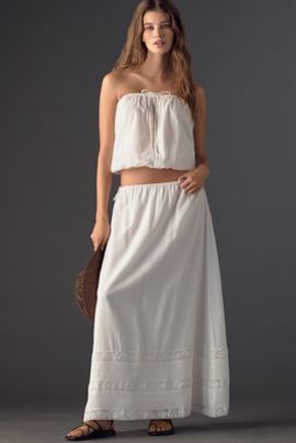 Saylor 100% Cotton Eloise Midi Skirt