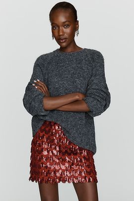 Saylor Bodil Sequin Mini Skirt