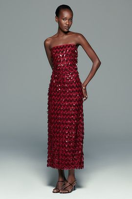 Saylor Brynhild Strapless Maxi Dress