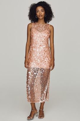 Saylor Elettra Sequin Maxi Dress