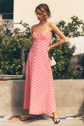 Saylor Kesara Cotton Midi Dress